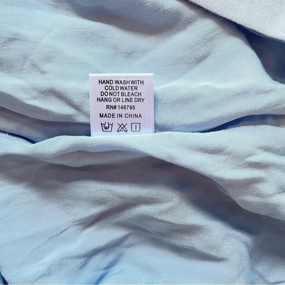 South Moon Under Ice Blue Dress L - Picture 7 of 8